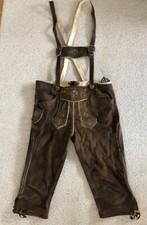 Lederhose braun Echtleder