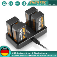 9V PP3 Lthium Li-ion Akku