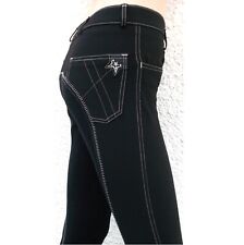Reithose Easy Rider Trixy Full, EuroStar Vollbesatz Stiefelhose, Strass, schwarz