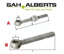 GAH Augenschrauben M16 M20 130mm 150mm Stahl verzinkt - zu Torbändern