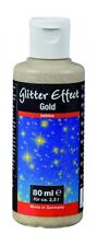Glitter Effect gold 80 ml Glitzer Zusatz Farbe Kreative Wandgestaltung