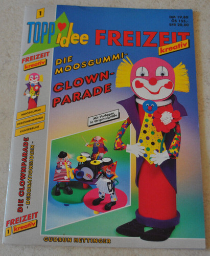 Bastelbuch clown parade aus - bastelbuch, 'clown-parade