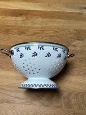 Vintage Villeroy & Boch 1748 Switch Colander Emaillesieb Küchensieb Sieb Seiher