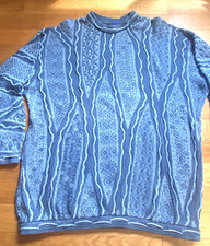 COOGI 3D-Strickpullover indigo