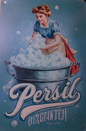Persil retro blechschild x - blechschild, 30