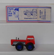 DDR  VEB Plastspielwaren Berlin  Dieseltraktor D 4 K   OVP