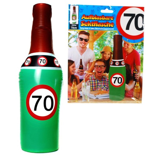 Aufblasbare sektflasche - aufblasbare, 70