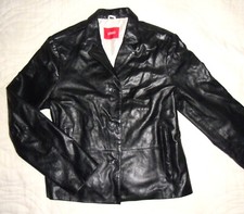 Lammnappa Lederjacke  schwarz
