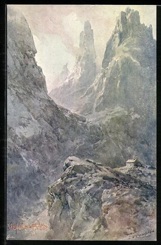 Künstler edward theodore - künstler-ak,