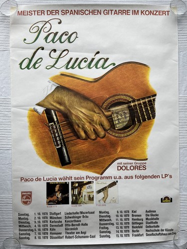 Paco lucia konzertplakat - de,
