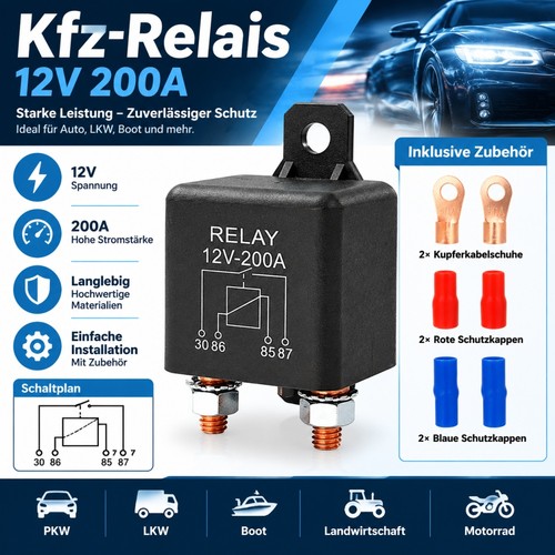 Batterie trennrelais 12v - batterie,
