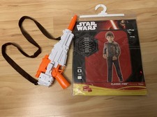 Star Wars Finn Kostüm Gr. Medium 5-6 Jahre + Star Wars Finn Blaster