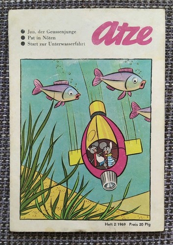 Atze heft ddr comic - atze, 2