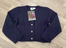Isar Trachten Strickjacke blau