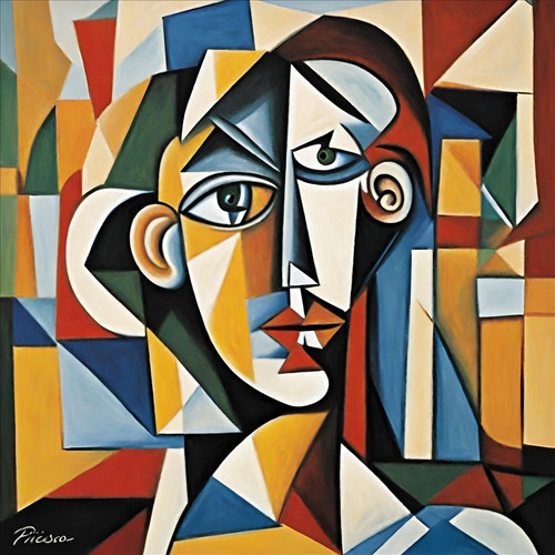 Wandbild cubismus pablo - cubismus,