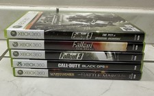 Xbox 360 Spiele Sammlung (Fallout 3,New Vegas,The pitt,COD Black OPS 3,Warhammer