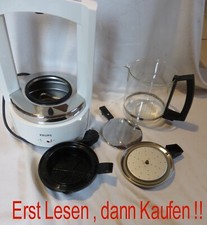 Krups T8 Kaffeemaschine Typ 468 Druckbrühsystem Ersatzteile Deckel Filter Kanne