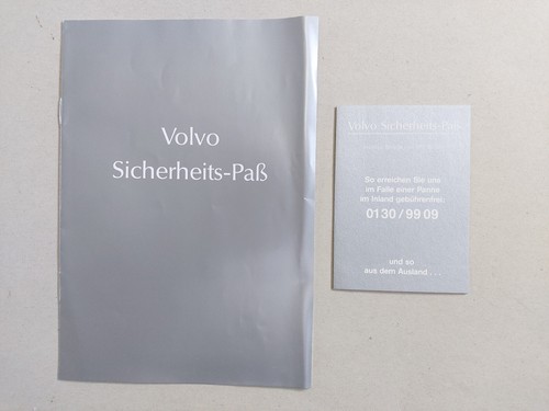 Volvo sicherheits paß - volvo,