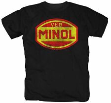 Minol Tankstelle VEB DDR Öl Benzin Diesel Trabant Simson MZ GDR T-Shirt S-5XL