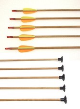 5 Stück Holzpfeile  28 Zoll