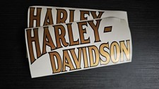 Harley-Davidson Gold Tank Aufkleber Sticker Kit_200x97 mm