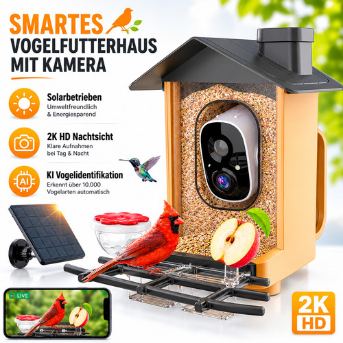 Smart vogelfutterhaus mit - smart,