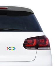 Aufkleber Jesus Fisch Ichthys