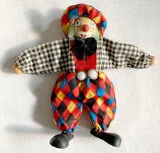 Clown Figur Karneval Faschingsdekoration, ca 20 x 20 cm