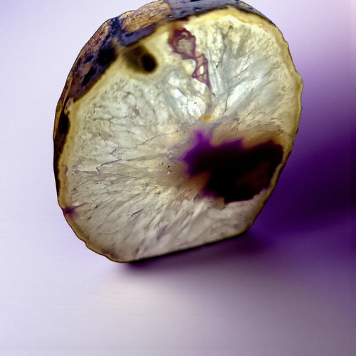 Achat-Geode-Teelichthalter