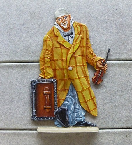 Zinnfigur clown bzw - zinnfigur,