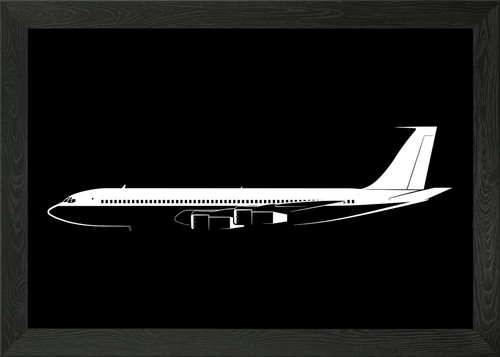 Boeing 707 320c silhouette - 707-320c,