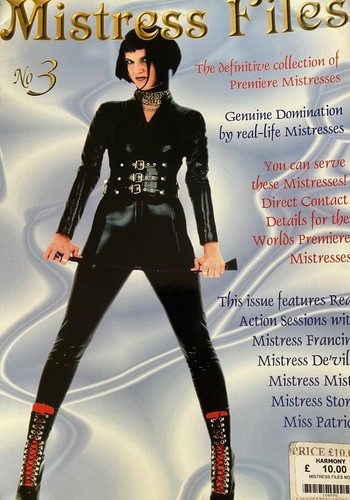 Rare mistress files magazine - rare,