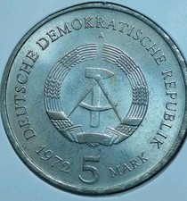 DDR 5 Mark 1972 City of Meißen in Sehr Schön Erhaltung#26/40