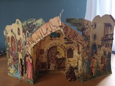 Papierkrippe Faltkrippe - Vintage - Sammlerstück