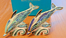 Royal Crown Derby ROYAL DOLPHINS Limited Edition von nur 195 Paaren 60% Rabatt 