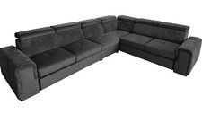 Ecksofa mit Schlaffunktion Frico VI Bettkasten L-Form XXL Sofa Groß 2A3 09