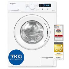 Exquisit Waschmaschine 7kg, EEK A, max. 1400 U/Min, Aquastop, WA57014-020A weiss