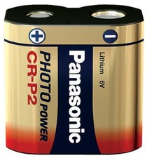 2 x Panasonic Lithium CRP2 Fotobatterie CR-P2 6V 1600 mAh