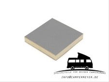 (75,69€/m²) 120x120 cm CPL Möbelbauplatte Pappelsperrholz grau Camper Van