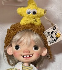 Blythe Puppen-Hut, von Lusisiz, mit Stern, I‘m a Star 