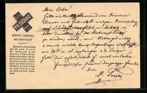 Vorläufer neuchatel 1890 - vorläufer-ak,