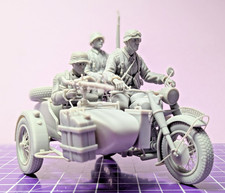 Deutsche Wehrmacht BMW R75 Gespann Scale 1/16