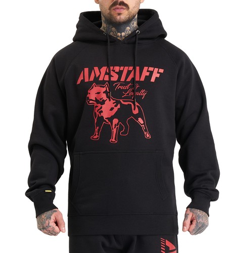 Amstaff logo hoodie herren - logo,