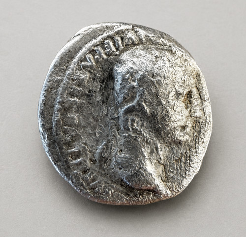 Augustus silber denar münze - augustus, |