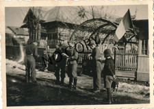 Foto Sturmgeschütz Abteilung 191 Kameraden Stg. Uniform Rumänien 1941   H1.18