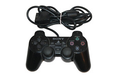 Sony Dualshock 2 SCPH-10010 Kabelgebunder Controller für PS2 - Schwarz-Defekt