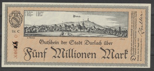 Durlach millionen mark - 5,