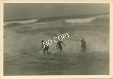 Foto WK II Soldaten baden