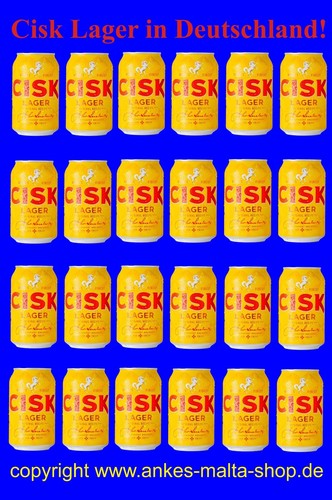 Cisk lager bier - cisk, malta,