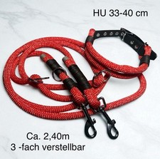 Hundeleine/ Tau & Halsband